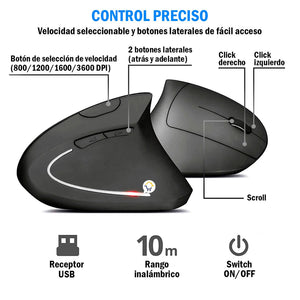 Mouse Ergonómico: Comodidad y Precisión Todo el Día