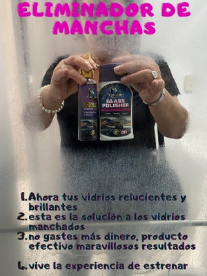 ¡Brillo Total! Desmanchador Potente para Vidrios de Baño