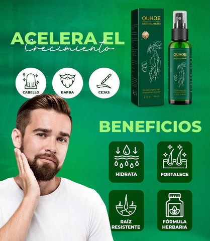 ¡Activa tu Cabello! Tónico para Crecimiento Rápido Ouhoe
