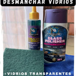 ¡Brillo Total! Desmanchador Potente para Vidrios de Baño