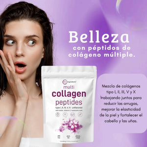 Multi Collagen Peptidos De Colageno 500g alta concentracion ENVIO GRATIS